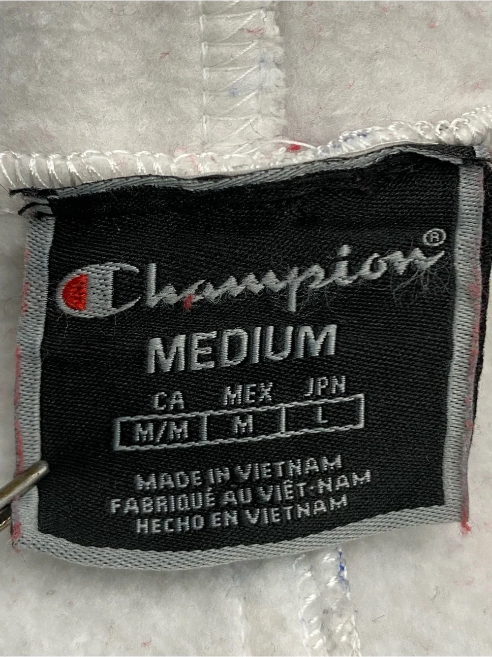 Champion Super Fleece 3.0 Overall an all-over jock tag print unisex size M - Picture 11 of 14